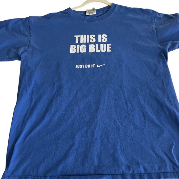 Vintage University of Kentucky Nike Just Do It This is Big Blue Shirt-L - Picture 1 of 8